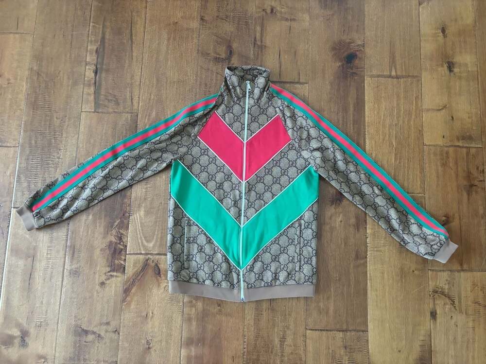 Gucci GG Monogram Zip-Up Track Jacket (Employee Uniform)